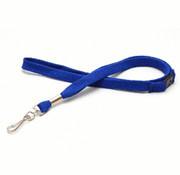 Lanyard/Keycord Rond Blauw met veiligheidssluiting