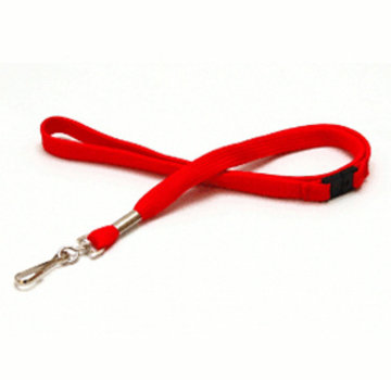 Lanyard/Keycord Rond Rood met veiligheidssluiting