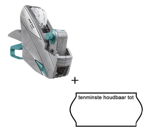 METO Codeertang Meto + Etiketten 'tenminste houdbaar tot'