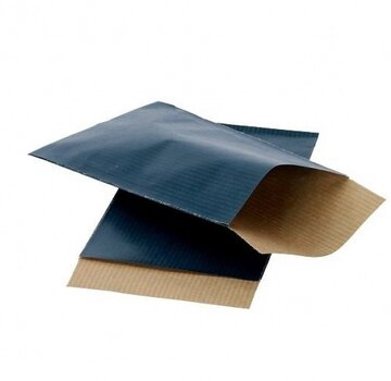 Papieren zakjes 12 x 19 cm Blauw