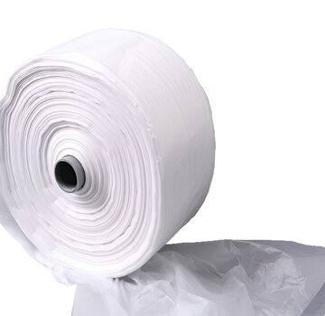 HDPE knoopzakken op rol 22 +12 x 49 cm