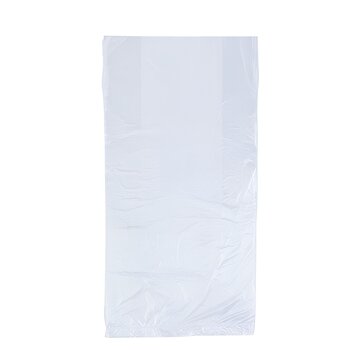 HDPE zijvouw polyzakken 28 + 8 x 56 cm