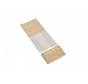 PP blokbodemzakken met venster 100 + 60 x 280 mm PAPERLOOK