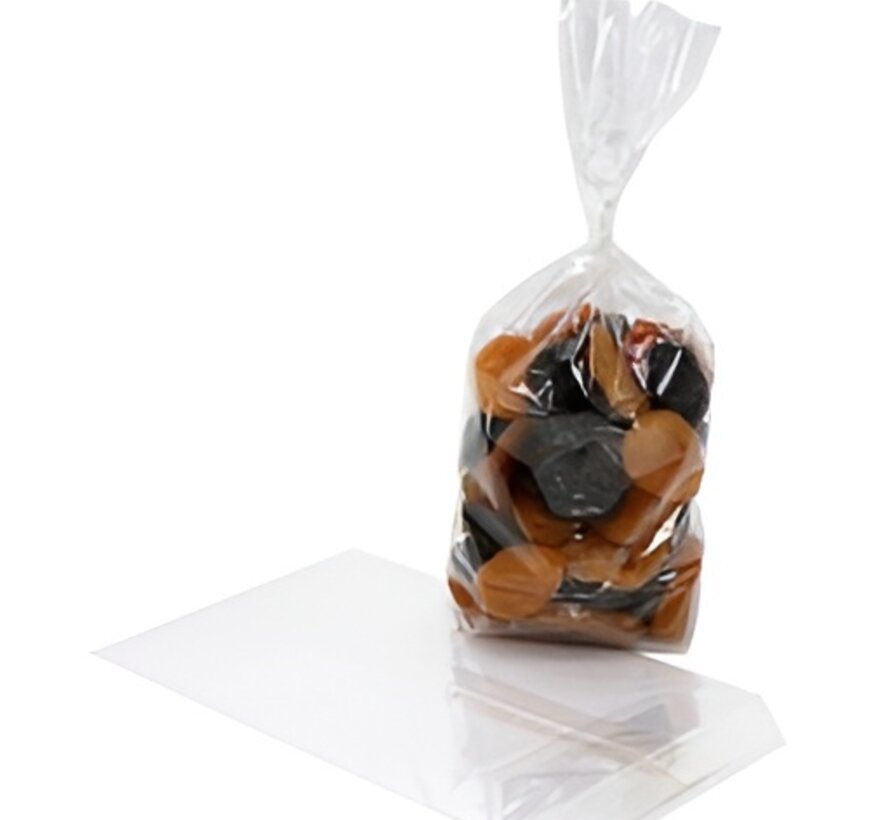 PP kruisbodemzakken 160 x 350 mm 30 my