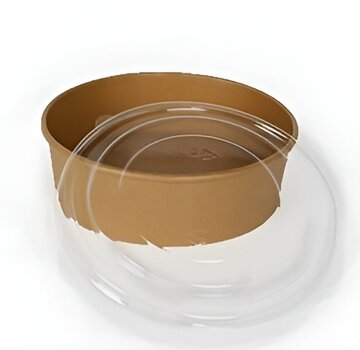 Deksels BIO kraft bowls 1000 ml