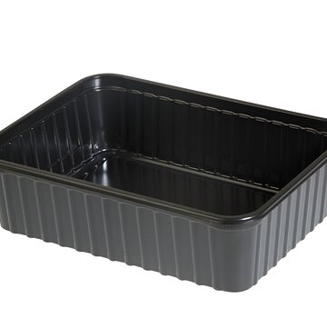 PP kilobakken 750 ml - Zwart (180 serie)