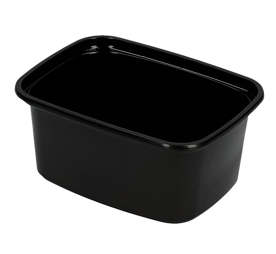 PP rechthoekige saladebakjes 250 ml