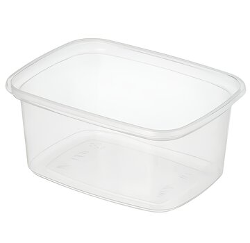 Rechthoekige saladebakjes PP 200 ml