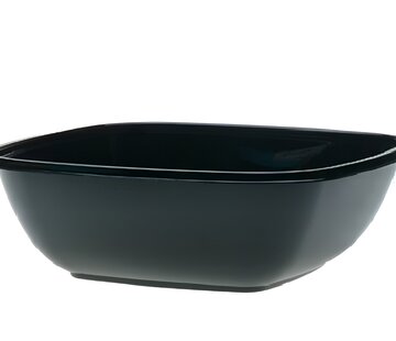 RPET Square bowls 750 cc - Zwart