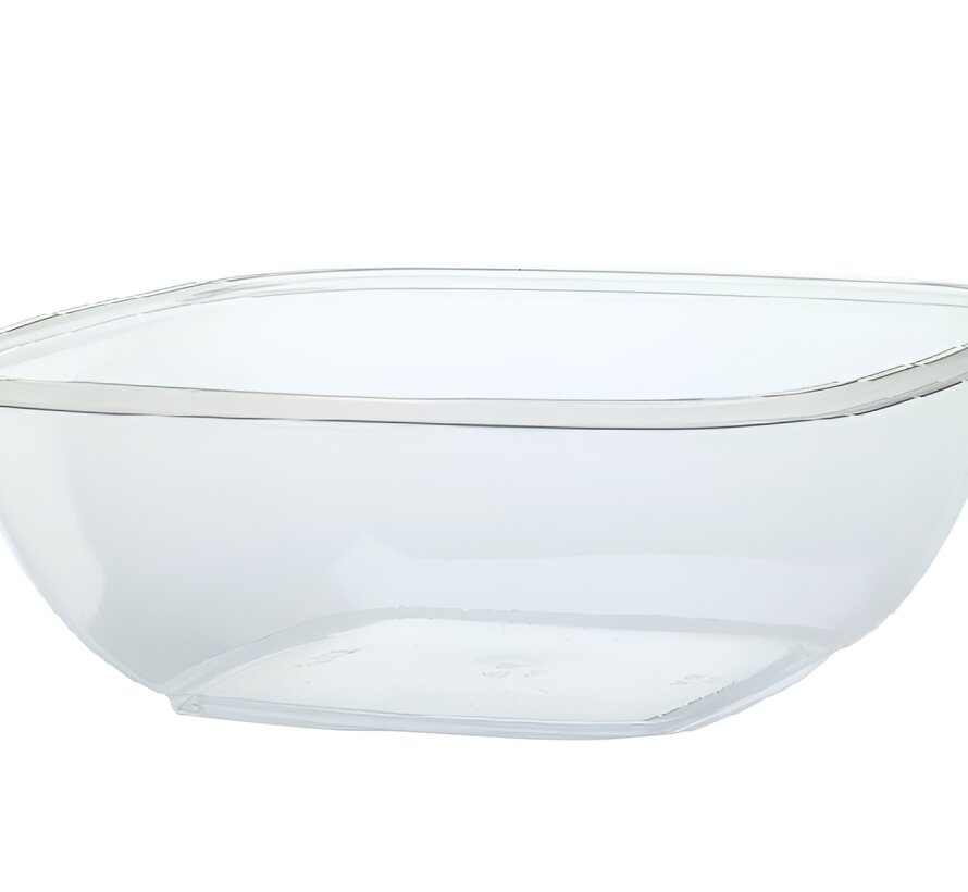 RPET Square bowls 750 cc - Transparant