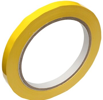 Vinyl tape geel 9 mm x 66 mtr