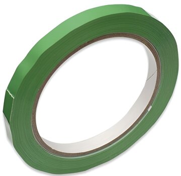 Vinyl tape groen 9 mm x 66 mtr