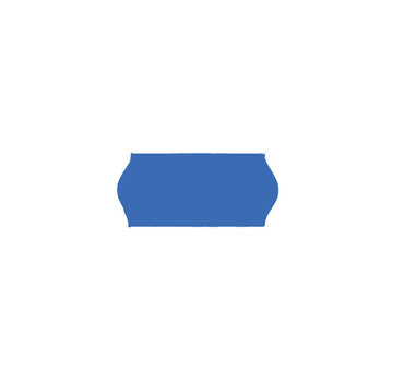 METO prijsetiketten 22x12 blauw - 1 ds à 42 rol