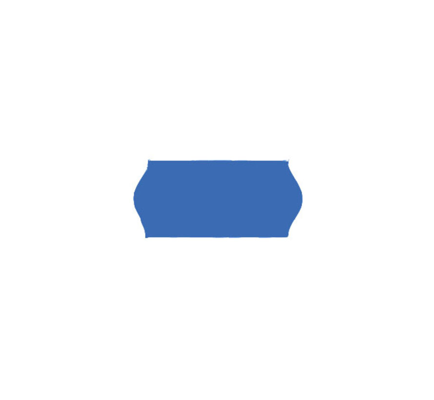 prijsetiketten 22x12 blauw - 1 ds à 42 rol