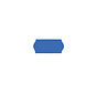 prijsetiketten 22x12 blauw - 1 ds à 42 rol