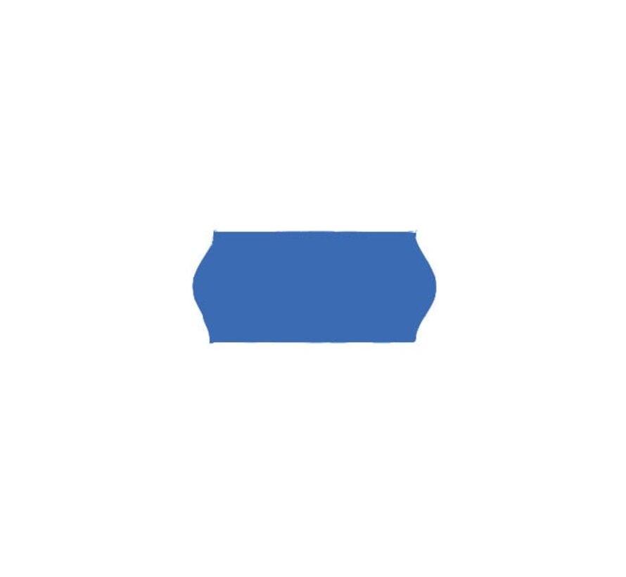 prijsetiketten 22x12 blauw - 1 ds à 42 rol