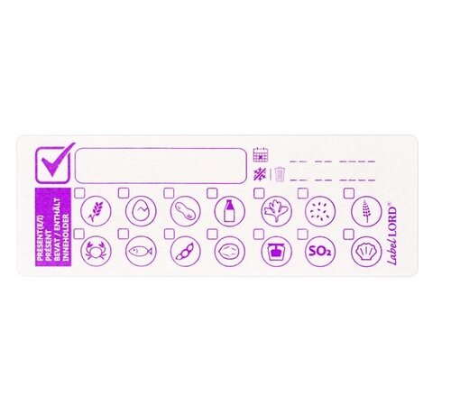 Labellord Labellord Aqualabel Allergenen Verzameletiket