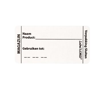 Labellord Labellord Flushlabel Magazijn