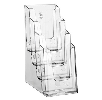 Folderhouder 4-vaks 1/3 A4