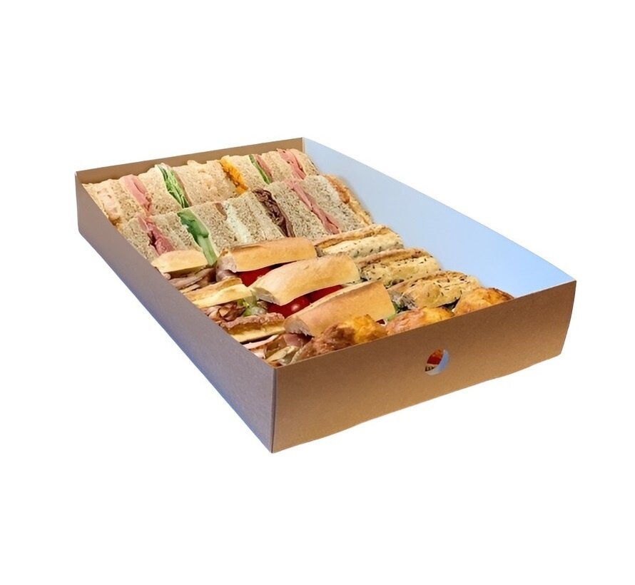 Inzetstukken "heel" 44,5 x 31 x 7,8 cm tbv cateringdozen Kraft Platter