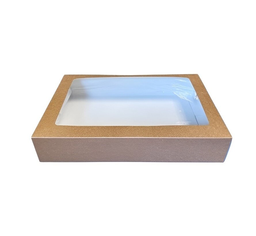 Cateringdozen 45 x 31 x 8 cm Kraft Platter large