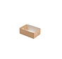 Inzetstukken "kwart" 22 x 15 x 7,8 cm tbv cateringdozen Kraft Platter