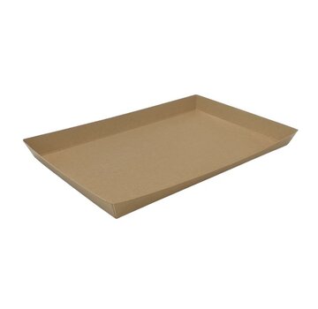Kraft Box cateringschalen 39 x 24 x 3 cm