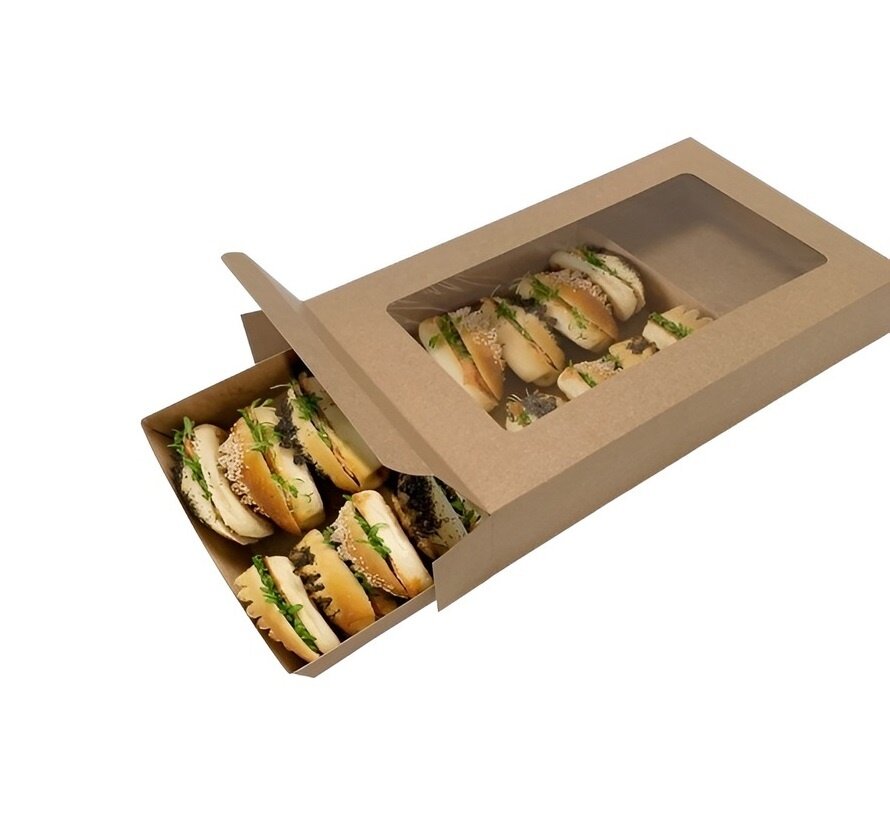 Cateringdozen 42 x 27 x 7,1 cm Kraft Box