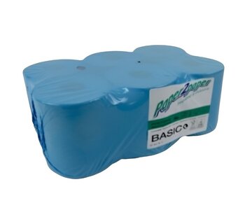 Poetspapier Midi blauw