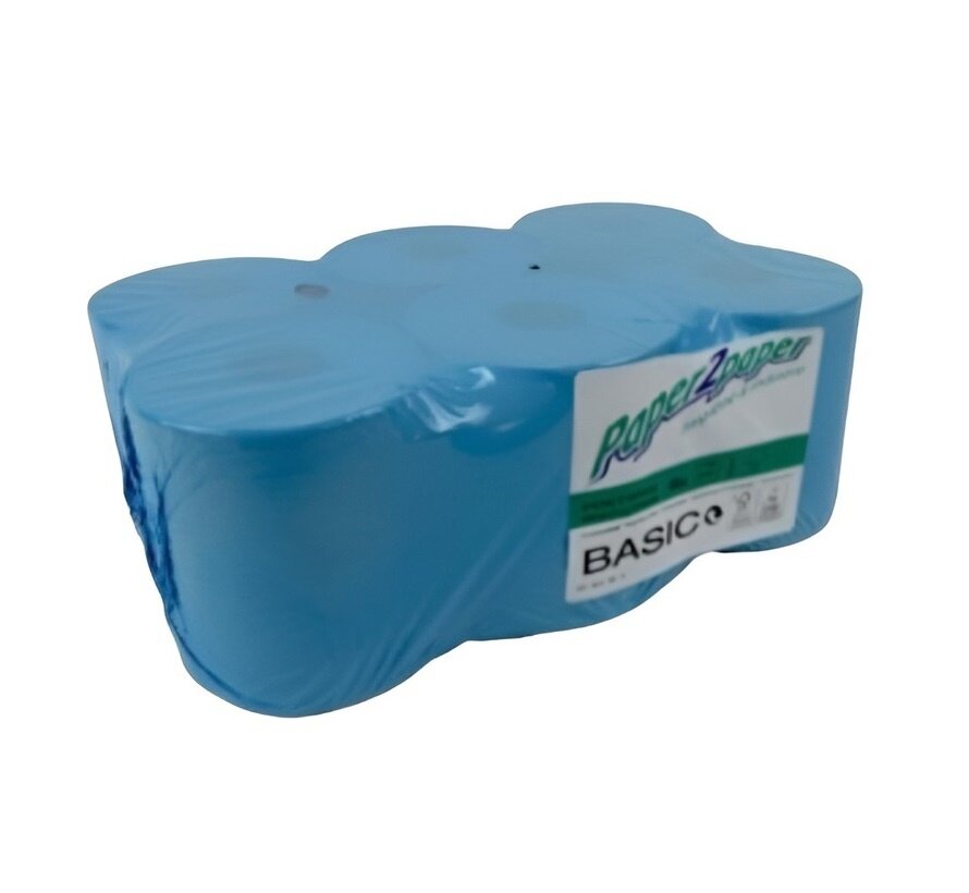 Poetspapier Midi blauw