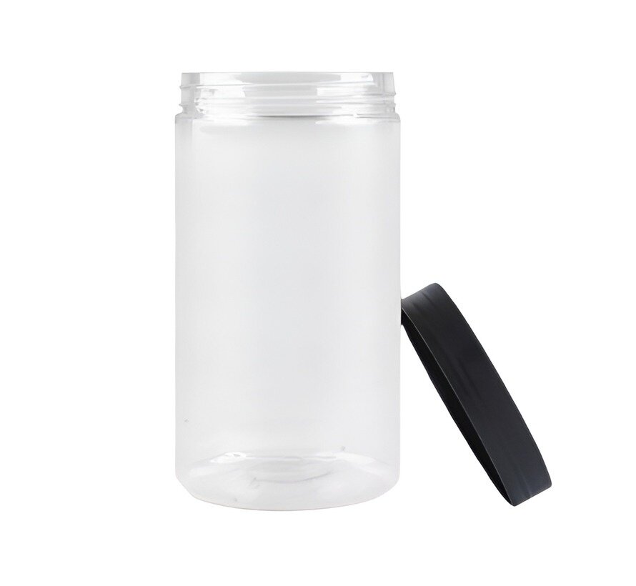 PET potten 1000 ml incl. deksels