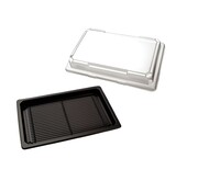 RPET trays + deksels 21, 5 x 13,5 x 4,5 cm SushiTray