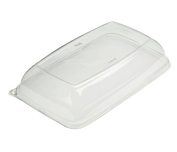 RPET deksels tbv Rectangular Platter cateringschalen 20 x 28 cm