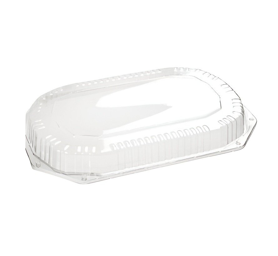 APET deksels tbv PS cateringschalen 42 x 28 x 2,5 cm