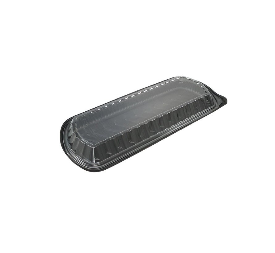 PP Ribtrays 42,2 x 18,1 x 5,9 cm inclusief deksels