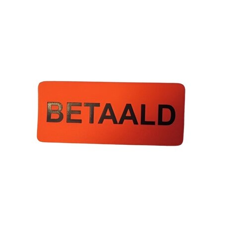 Etiketten: Betaald