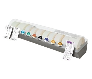 Labellord Dispenser inclusief Voedseletiketten / Daglabels Aqualabel