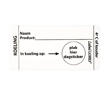 Labellord Labellord Aqualabel Koeling 4°C