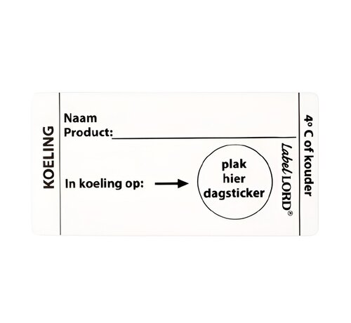 Labellord Labellord Aqualabel Koeling 4°C