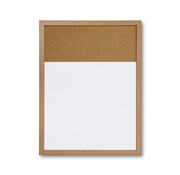 Whiteboard Hout / Prikbord - Combinatiebord