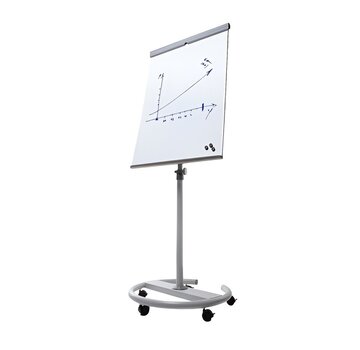 Scritto Flipchart Vario Met Ronde Stalen Voet