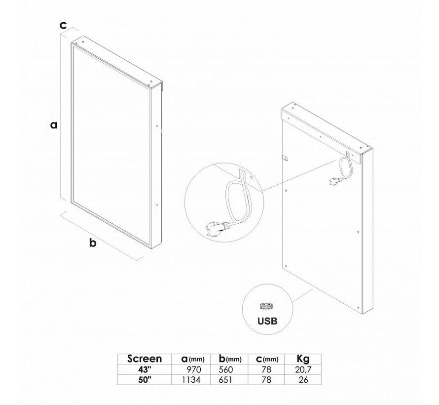 Shopdepot Smart Line Digitaal Paneel