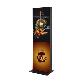 Digitale Totem Met Textielprint