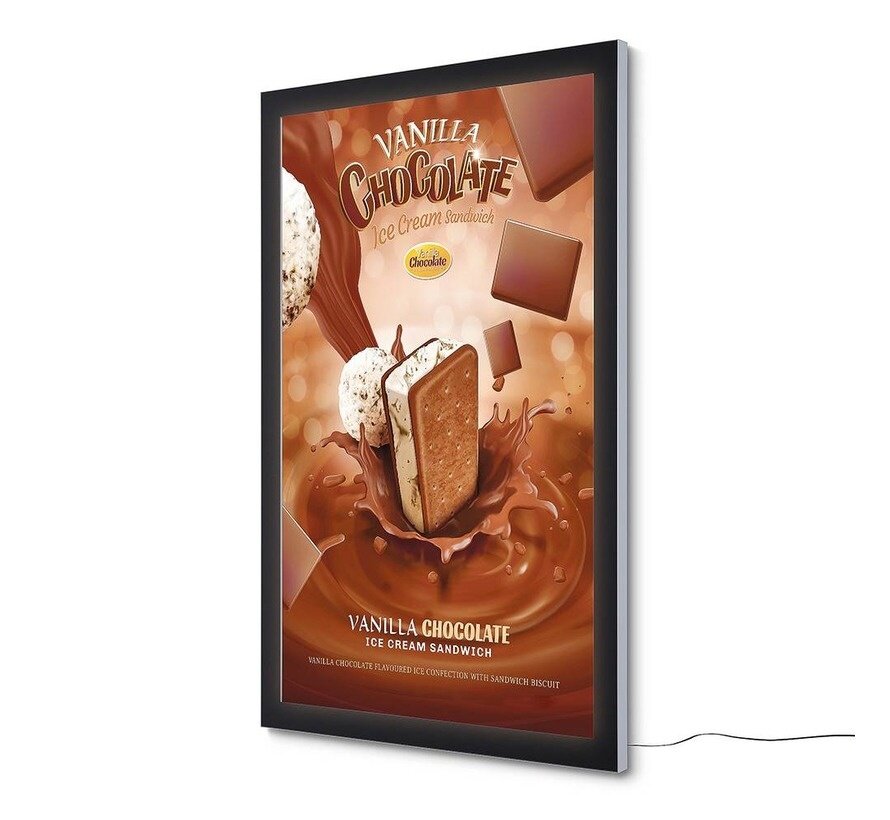 LED Outdoor Premium Poster Case Met Print