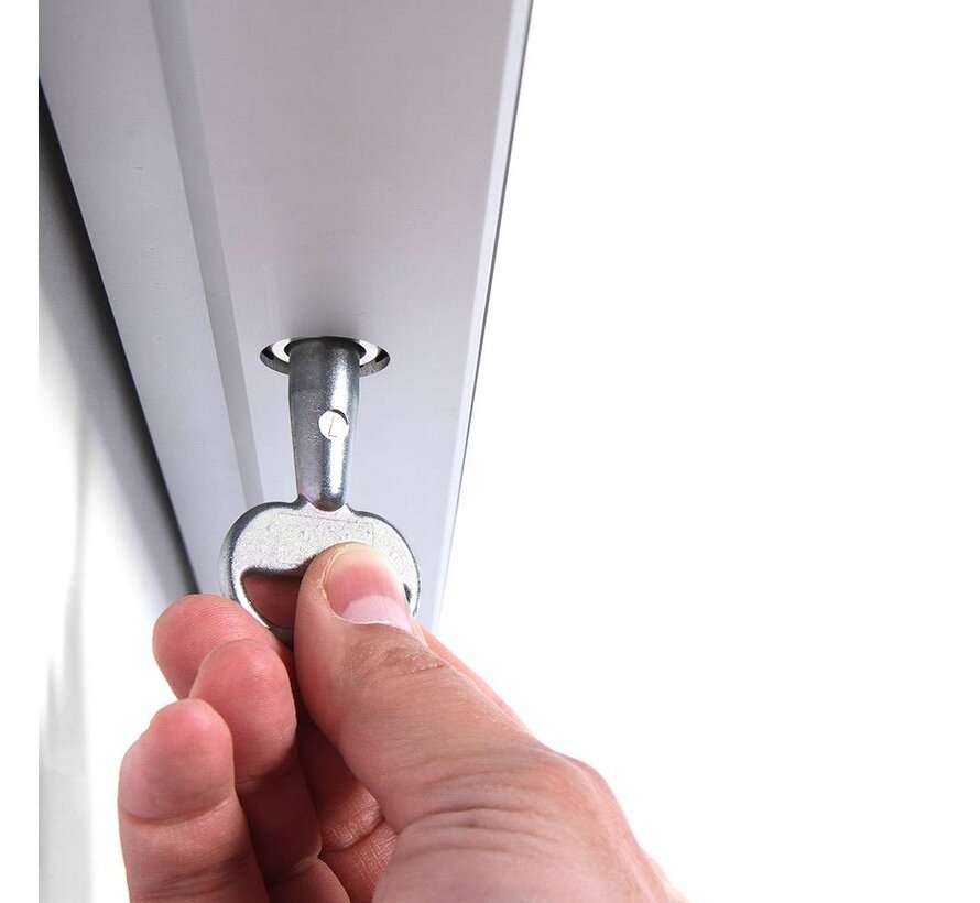 LED Outdoor Premium Poster Case Met Print