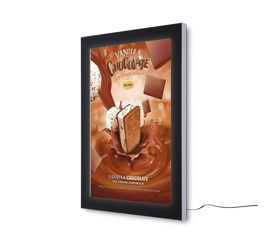 LED Outdoor Premium Poster Case Met Print