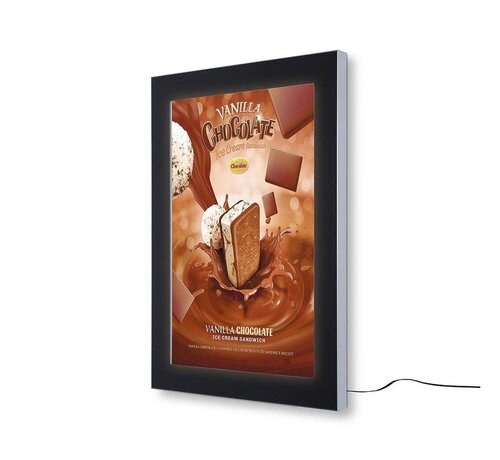 LED Outdoor Premium Poster Case Met Print