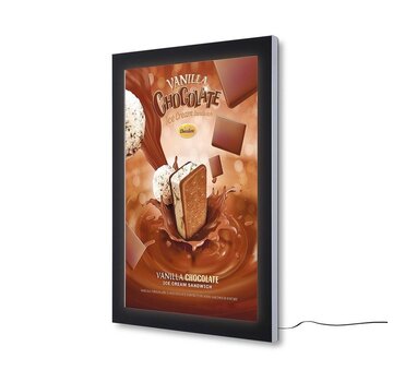 LED Outdoor Premium Poster Case Met Print