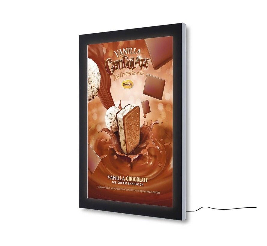 LED Outdoor Premium Poster Case Met Print