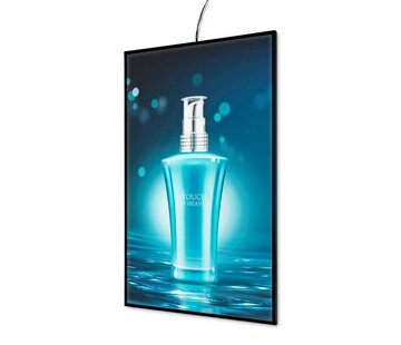 LED Slide In Frame Slim Met Print